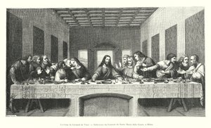 La Cène de Léonard de Vinci, Réfectoire du Couvent de Santa Maria delle Grazie, à Milan