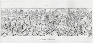La Colonne Trajane (gravure) - Italian School
