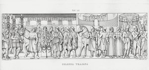 La Colonne Trajane (gravure) - Italian School