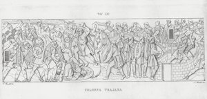 La Colonne Trajane (gravure) - Italian School