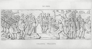 La Colonne Trajane - Italian School
