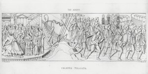 La Colonne Trajane (gravure) - Italian School