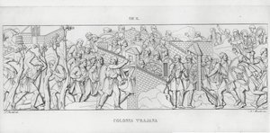 La Colonne Trajane (gravure) - Italian School