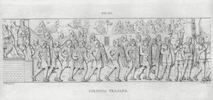La Colonne Trajane (gravure) - Italian School