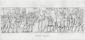 La Colonne Trajane (gravure) - Italian School