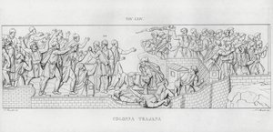 La Colonne Trajane (gravure) - Italian School