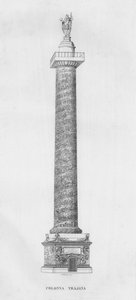 La Colonne Trajane (gravure) - Italian School