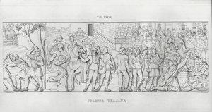 La Colonne Trajane (gravure) - Italian School