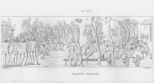 La Colonne Trajane - Italian School