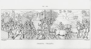 La Colonne Trajane - Italian School