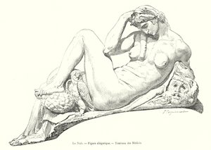 La Nuit, Figure allégorique, Tombeau des Medicis - Italian School