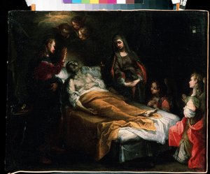 La mort de Joseph - Italian School