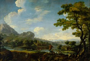 Paysage (huile sur toile)