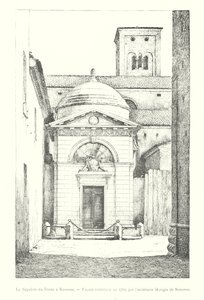 Le Sépulcre de Dante à Ravenne, Façade construite en 1780, par l