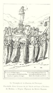 Le Triomphe de la Chasteté, de Pétrarque, Fac-similé d