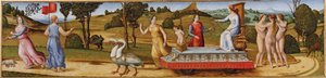 Le triomphe de la chasteté - Italian School