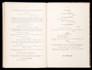 Libretto della Tosca par Giacomo Puccini, Édition Ricordi, Italie