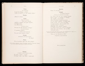Libretto della Tosca par Giacomo Puccini, Edition Ricordi, Italie - Italian School