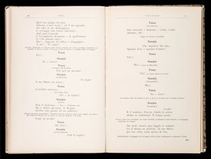 Libretto della Tosca par Giacomo Puccini, Edition Ricordi, Italie - Italian School