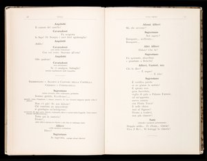 Libretto della Tosca par Giacomo Puccini, Édition Ricordi, Italie - Italian School