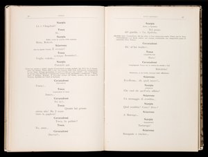 Libretto della Tosca par Giacomo Puccini, Édition Ricordi, Italie - Italian School