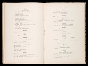 Libretto della Tosca par Giacomo Puccini, Édition Ricordi, Italie - Italian School