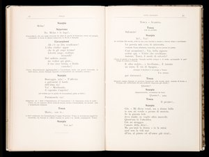 Libretto de Tosca, Édition Ricordi, Italie - Italian School