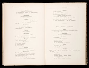 Libretto de Tosca, Édition Ricordi, Italie - Italian School