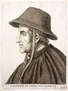 Lorenzo di Credi, peintre de la Renaissance italienne (gravure) - Italian School