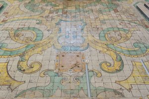 Carreaux de sol en majolique