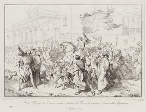 Marco Pelliciajo de Crème, incite les citoyens de Trévise à rester fidèles à la République - Italian School