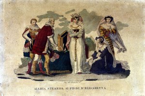 Marie Stuart aux pieds d