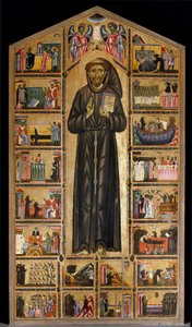 Maître del San Francesco Bardi. École florentine de la première moitié du 13ème siècle. Retable de San Francesco d