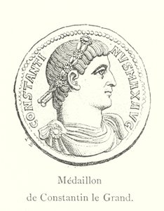 Médaillon de Constantin le Grand - Italian School