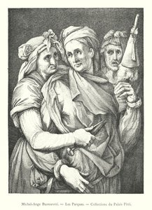 Michel-Ange Buonarroti, Les Parques, collections du Palais Pitti - Italian School