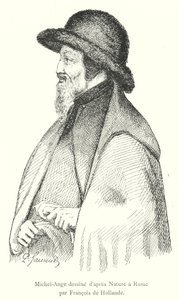 Michel-Ange dessiné d