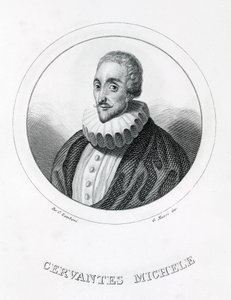 Miguel de Cervantes, écrivain espagnol (1547 - 1616) - Italian School