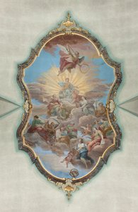 Milan, Église de San Francesco da Paola, Fresque Hall Palazzo - Italian School