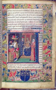 Présentation par Jean de Capoue à son mécène de sa traduction en latin de 