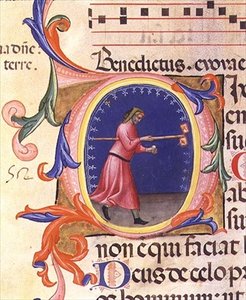 Ms 559 f.113v Initiale historiée 