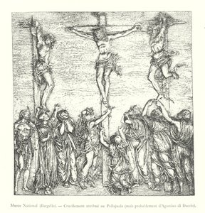 Musée National, Bargello, Crucifiement attribué au Pollajuolo, mais probablement d