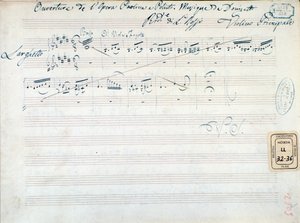 Partition musicale pour 