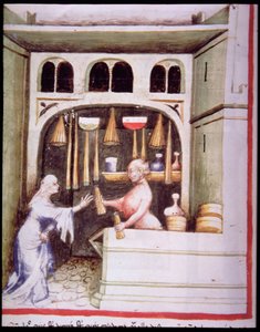 La boutique des bougies, de Tacuinum Sanitatis - Italian School
