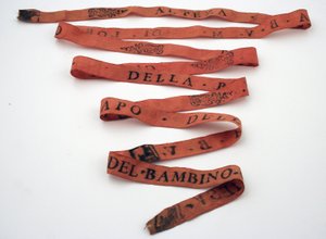 Ruban de pèlerin orange - Italian School