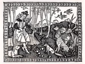 Orphée jouant pour les animaux, 1500 - Italian School