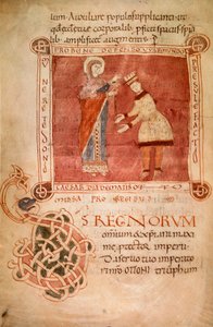 Otton Ier couronné par la Vierge Marie, du Sacramentaire de l