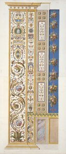 Panneau de la Loggia de Raphaël au Vatican, de Delle Loggie di Rafaele nel Vaticano, gravé par Giovanni Ottaviani - Italian School