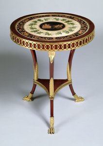 Table à piédestal, 1804-14