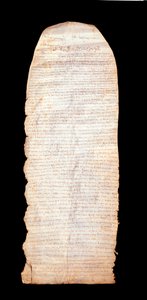 Placito cassinese dit Placito capuano (de Capoue) premier document rédigé en langue vulgaire italienne en mars 960. Il a été réformé par le principat lombard de Capoue. Montecassino (Frosinone), Musée de l