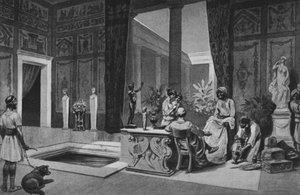 Pompei : Maison de Méléagre - Italian School